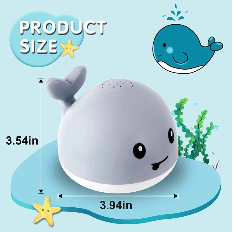 Whale Bath Toy – Light-Up Water Spray for Toddlers